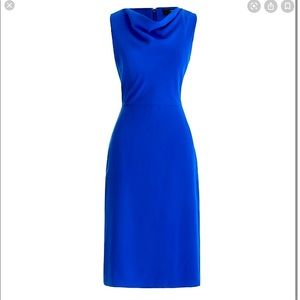 NWT! J. Crew cowlneck dress in 365 Crepe! 12 TALL